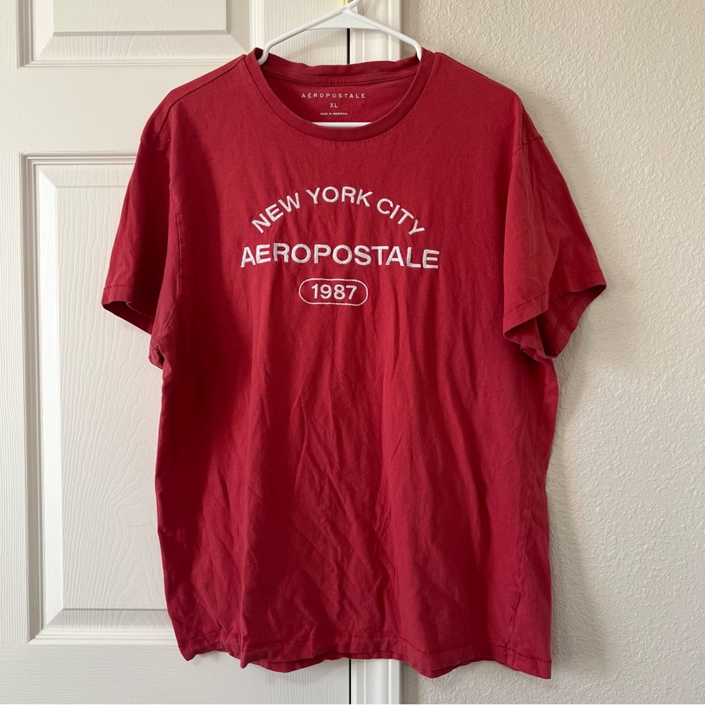 Aeropostale men’s embroidered logo tee- XL